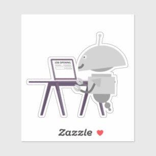 Adesivo Mia de Pesquisa de Trabalho