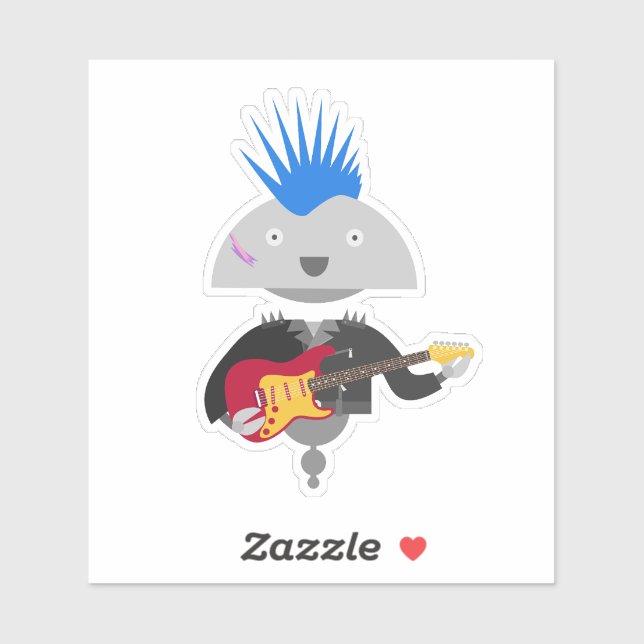 Adesivo Mia rock-star (Folha)