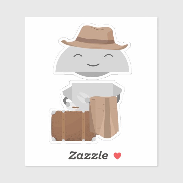 Adesivo Mia viajando 2 (Folha)