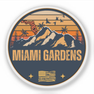 Adesivo Miami Gardens, Flórida