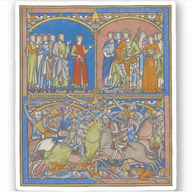 Adesivo Michal's Dowry, Uma Luta Sangrenta (Frente)