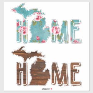 Adesivo Michigan é Home Michigan