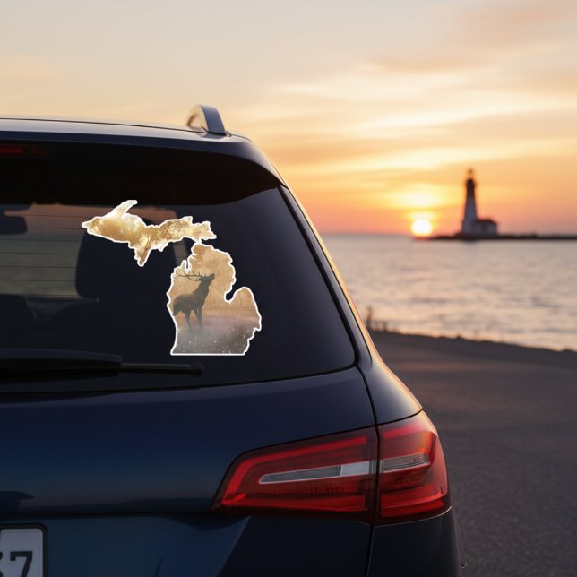 Adesivo Michigan Wildlife - Elk (Michigan Wildlife - Elk Sticker)