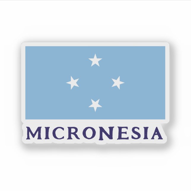 Adesivo Micronésia (Frente)