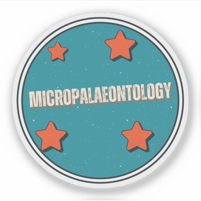 Adesivo Micropaleontologia (Frente)