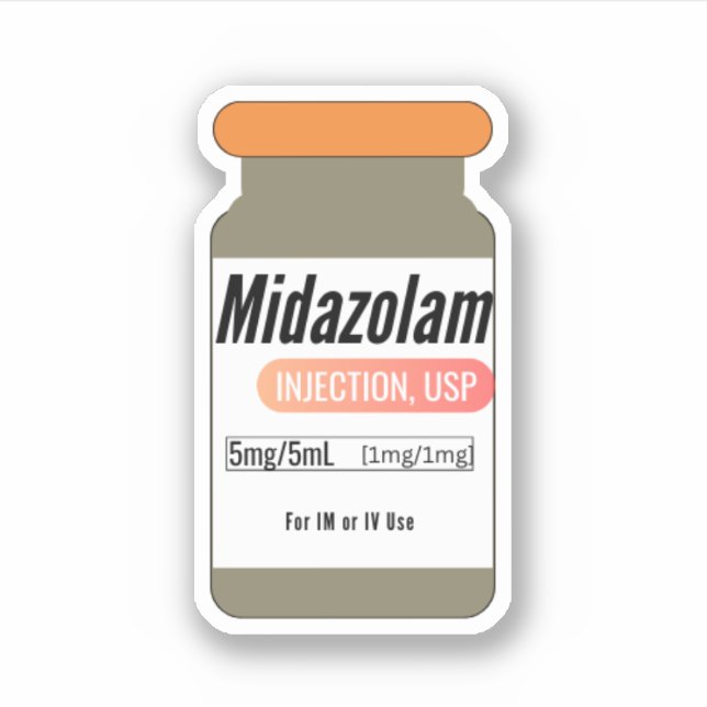 Adesivo Midazolam Vial-Sticker (Frente)