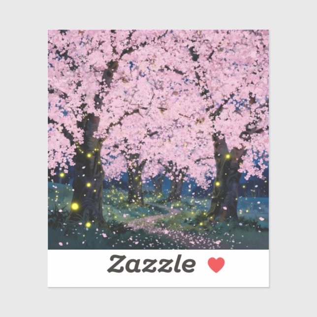 Adesivo Midnight Bloom - Vinil Quadrado  (Folha)