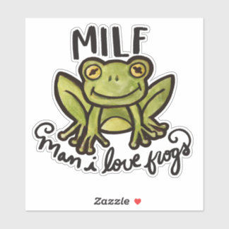 Adesivo MILF Man I love sapos engraçado humor tonto