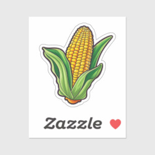 Adesivo Milho de animação