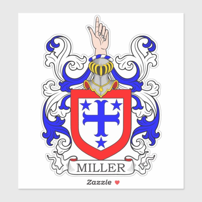 Adesivo Miller Family Crest (Folha)