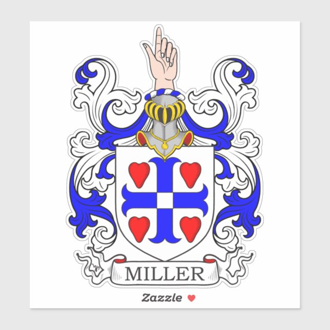 Adesivo Miller Family Crest (Folha)