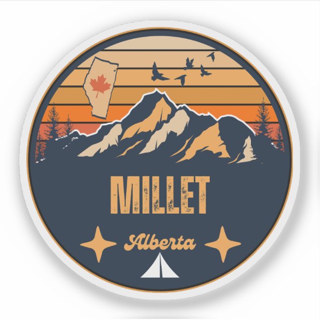 Adesivo Millet, Alberta (Frente)