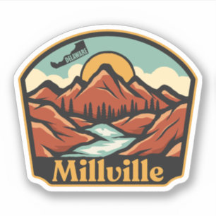 Adesivo Millville, Delaware 