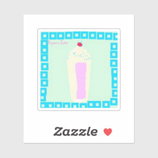 Adesivo milshake Signora Latte