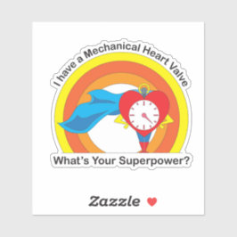 Adesivo Mine Ticks Super-Heroi Sticker