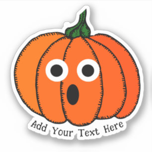 Adesivo Mini Abóbora Halloween