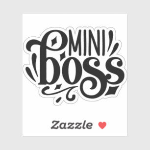 Adesivo Mini Boss, bebê chefe