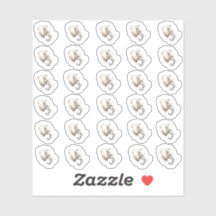 Miniadesivos De Cabeça De Elefante De Aquarela