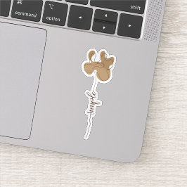 Adesivo Minimalism Simple Flower Vinyl Sticker