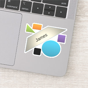 Adesivo Minimalismo de Abstrato de arte geométrica Design 