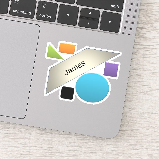 Adesivo Minimalismo de Abstrato de arte geométrica Design  (Detalhe)