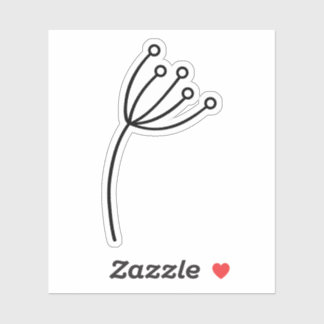 Adesivo Minimalist Black Line Art