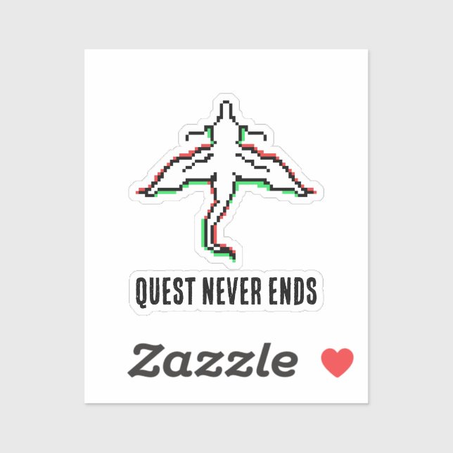 Adesivo Minimalist Fantasy Dragon Art (Folha)