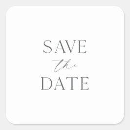 Adesivo Minimalista de Salve a Data