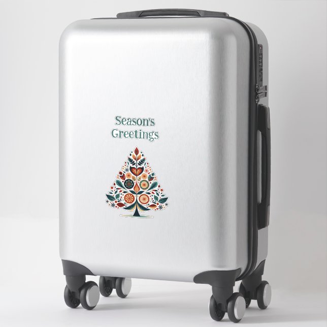 Adesivo Minimalista Escandinavo Personalizável (Mala)