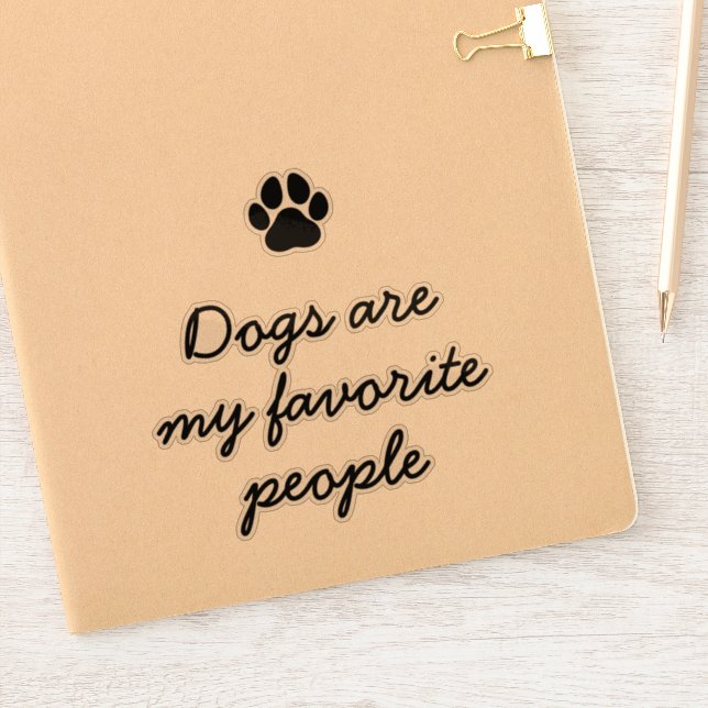 Adesivo Mínimo Cachorro Lover Engraçado Citação (Notebook)