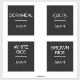 Adesivo Mínimos modernos Rótulos de Armazenamento de Pavim