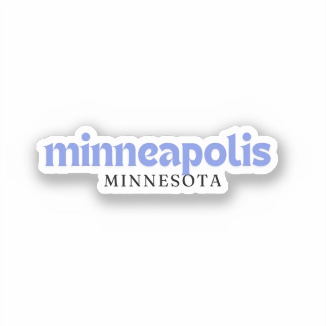 Adesivo Minneapolis Minnesota  (Frente)