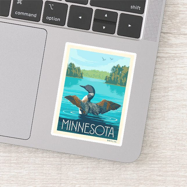 Adesivo Minnesota | Loon (Detalhe)