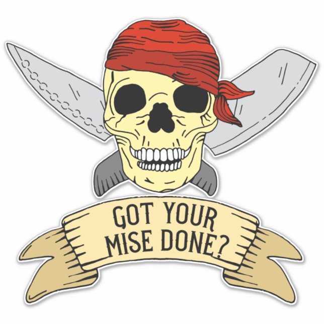 Adesivo Mise Good to Go Head Chef to Apprentice Cote (Frente)