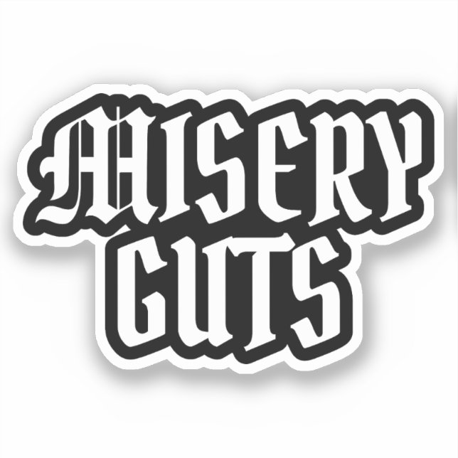 Adesivo Misery Guts (Frente)