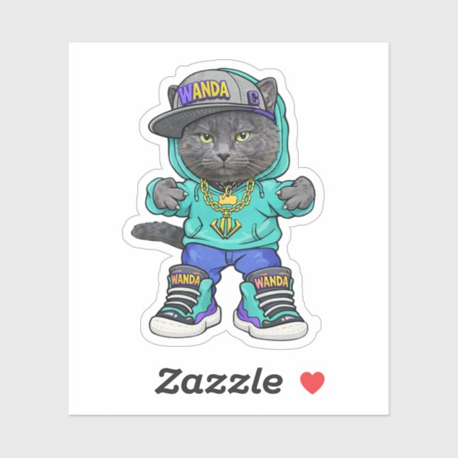 Adesivo  Miss Wanda Sticker! 💖 (Folha)