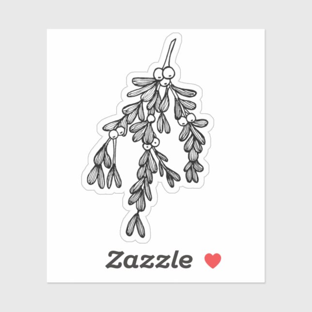 Adesivo Mistletoe (Folha)