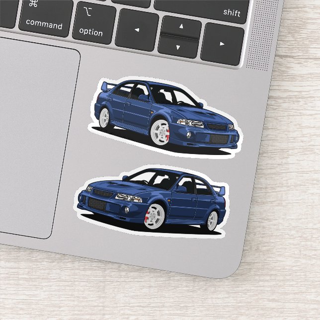 Adesivo Mitsubishi Evo Car Sticker (Detalhe)