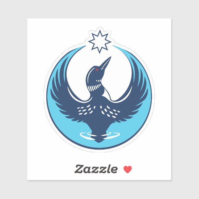 Adesivo MN Loon Rising (Folha)