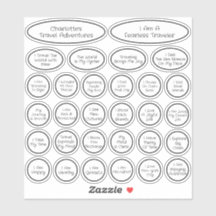 modelo de Afirmação do Viagem preto e branco 30 em