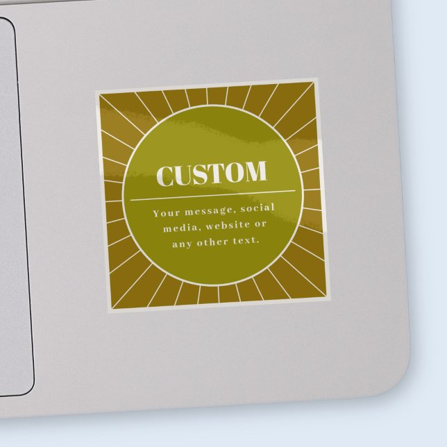 Adesivo Modelo de Design único retrorreflector inspirável (Criador carregado)