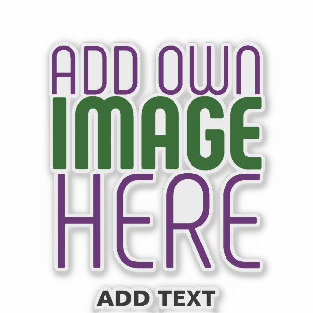 ADESIVO MODELO DE TEXTO DE IMAGEM CLEAR SIMPLES EDITÁVEL M (Frente)