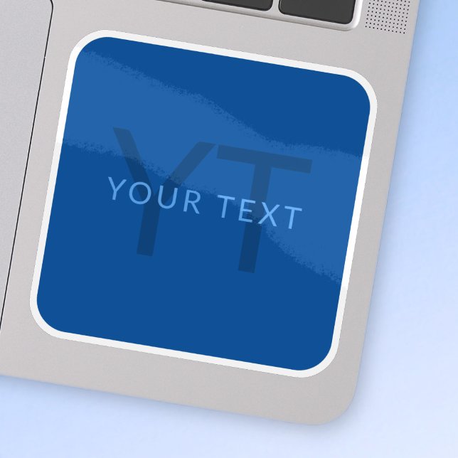 Adesivo Modelo de Texto Editável para Nome Monograma Etc. (Criador carregado)