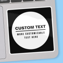 Modelo de texto personalizável simples e negrito