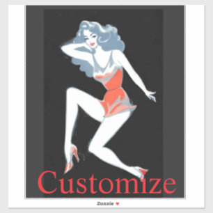 Adesivo Modelo Glamoroso Possuindo Thunder_Cove