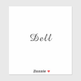 Adesivo Modern Minimal Stylish Dell Design
