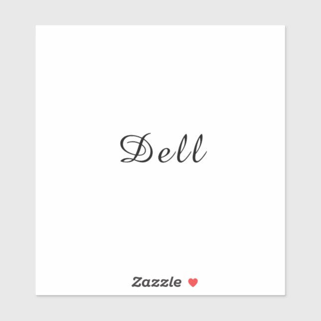 Adesivo Modern Minimal Stylish Dell Design (Folha)