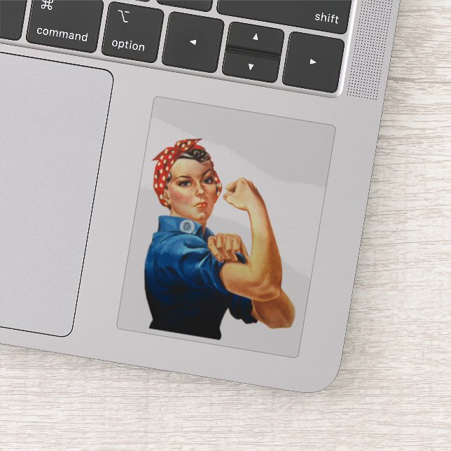 Adesivo Modern Rosie the Riveter (Detalhe)