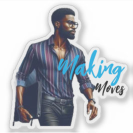 Adesivo Modern Sophisticated Custom-Cut Vinyl Sticker