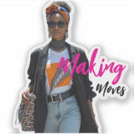 Adesivo Modern Sophisticated Custom-Cut Vinyl Sticker